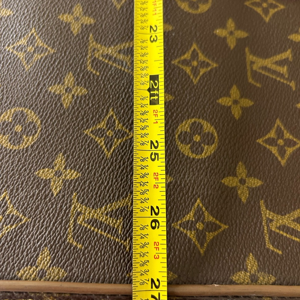 Louis Vuitton Vintage Monogram Suitcase Travel Bag Luggage Vachetta Leather - Picture 13 of 16
